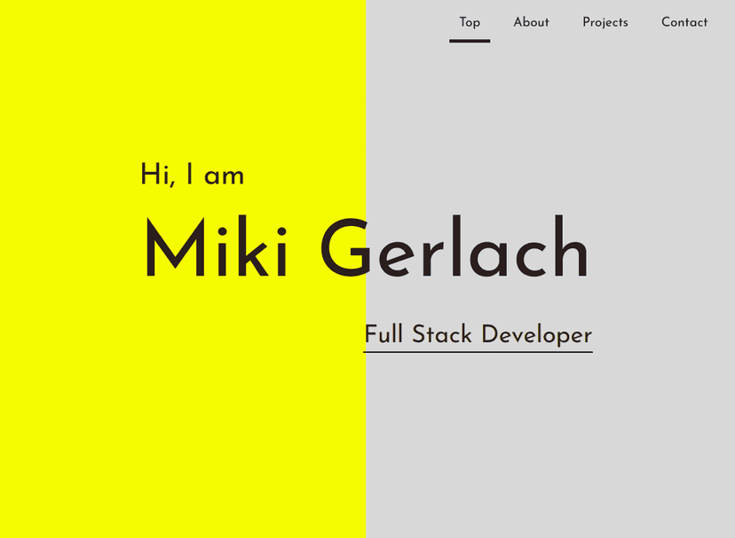 Portfolio Website